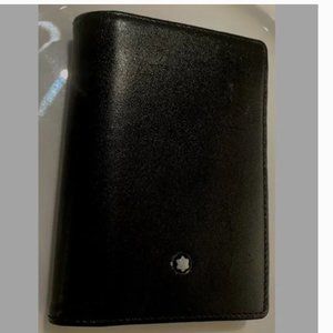 Montblanc Meisterstück Black Leather Business Card Holder 7167